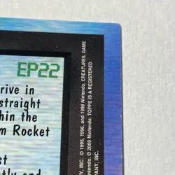 GENGAR The Tower of Terror Pokemon Card TCG Topps TV Animation - Image 4