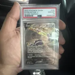 PSA 10 Skuntank V 181/195 SWSH Silver Tempest FA Alternate Art Pokemon Card - Image 1