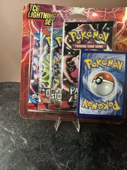 Pokemon TCG Lightning Set 4 Packs + 1 Bonus Card! Brand New/Sealed! 🔥 - Image 1