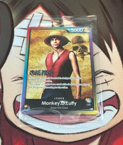 One Piece Card Game - P-L Monkey D Luffy - 8 Pack Battle Leader Sealed - Image 1