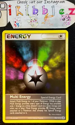 Multi Energy 103/112 LP Non Holo Rare EX Fire Red & Leaf Green Pokemon Card! - Image 1
