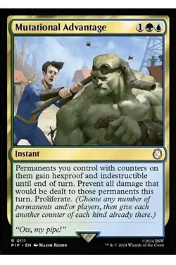 1x MTG Mutational Advantage - Fallout Rare! NM Mint! Ships Fast! - Image 1