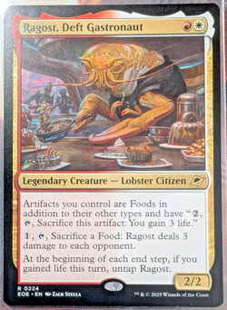 2025 MTG EDGE OF ETERNITIES: RAGOST, DEFT GASTRONAUT #0224 - Image 1