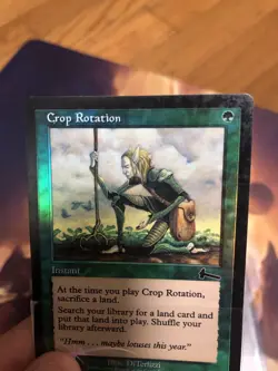 MTG Magic The Gathering - Urza's Legacy Crop Rotation FOIL LP/MP Vintage - Image 4