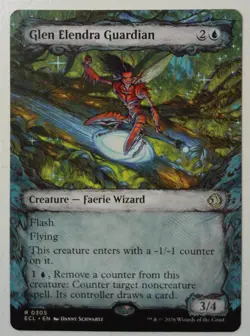Glen Elendra Guardian *Showcase Rare* Magic MtG x1 Lorwyn Eclipsed - Image 1