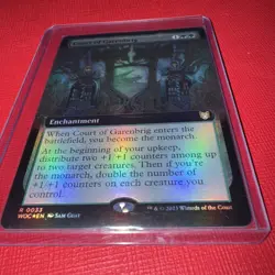 MTG Wilds of Eldraine Court of Garenbrig (Extended Art FOIL) MINT/NM x1 - Image 2