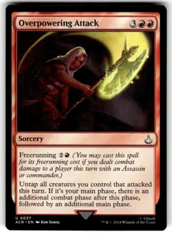 1x - Overpowering Attack - #37 - Assassin's Creed - CUC NM MTG - Image 1