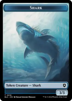 MTG Bloomburrow Commander - Shark 3/3 & Bird 2/2 [Token] - Image 1