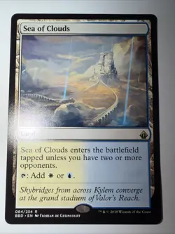 Magic The Gathering MTG Sea of Clouds Battlebond Dual Land NM - Image 1