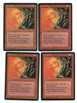 Ice Age MTG Playset Pyroclasm Magic - Image 1