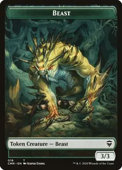 10 2-Sided Beast-Beast Tokens (18/19) Commander Legends M/NM Free Shipping - Image 1
