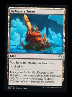 * * 1x Reliquary Tower x1 * * Commander 2020 MTG Pack Fresh Unplayed - Image 1