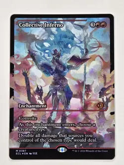 Collective Inferno mythic # 387 FOIL ( Showcase) Lorwyn Eclipsed - Image 1