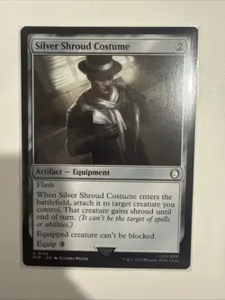 1x MTG Silver Shroud Costume - Fallout Equipment. NM - Image 1