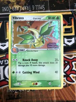 Pokemon Vibrava 54/110 Reverse Holo EX Holon Phantoms LP - Image 1