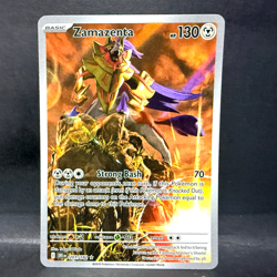 2025 POKEMON DESTINED RIVALS ZAMAZENTA 201/182 ILLUSTRATION RARE - Image 1