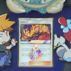 Lance (Prism Star) 61/70 LP Prism Rare | Sun & Moon: Dragon Majesty Pokemon TCG - Image 1
