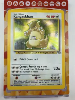 Kangaskhan 5/64 Jungle Base Set Holo Rare Pokemon TCG - Image 3