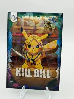 POKEMON PIKACHU COSPLAY - KILL BILL #118 * GALAXY HOLO - Image 1