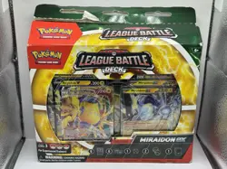 2023 Pokemon League Battle Deck Includes: Miraidon ex - Box Top Partially Torn - Image 1