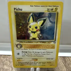 Vintage Pokemon - Neo Genesis - Pichu - 12/111 Holo Rare - Near Mint, RAW - Image 1
