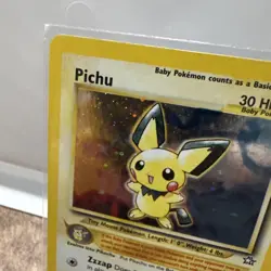 Vintage Pokemon - Neo Genesis - Pichu - 12/111 Holo Rare - Near Mint, RAW - Image 3