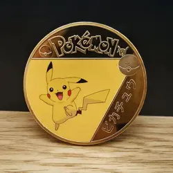 High Quality Gold Collectible Pikachu Pokemon Coins! 5pcs to collect! - Image 4