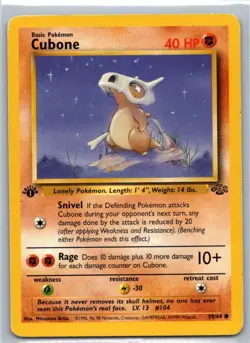 Pokemon TCG Cubone 50/64 Jungle MP - Image 1