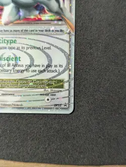 Pokemon TCG Arceus LV.X Holo Rare Black Star Promo DP53 LP+ - Image 4
