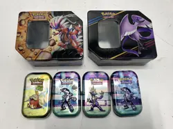 Mixed Pokemon TCG Empty Tins, Accessories, and Collectibles Bundle - Image 2