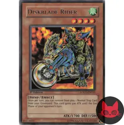 Yugioh Diskblade Rider LODT-EN035 Rare 1st Edition LP - Image 1