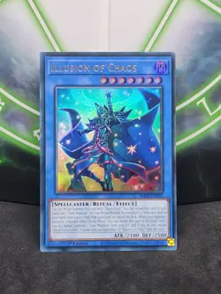 Yugioh Illusion of Chaos RA02-EN020 Ultra Rare 1st Edition NM - Image 1