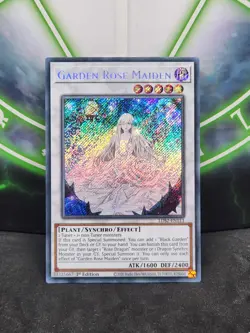 Yugioh Garden Rose Maiden LDS2-EN113 Secret Rare 1st Edition NM - Image 1