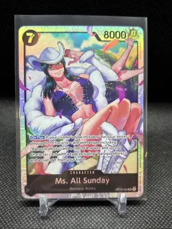 Ms. All Sunday OP14-084 SR Super Rare THE AZURE SEA'S SEVEN ENGLISH One Piece NM - Image 1