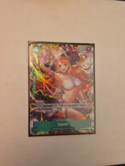 English One Piece Nami Alt Art OP14-031 The Azure Sea's Seven NM Ships Tomorrow! - Image 1