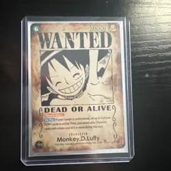 Monkey.D.Luffy (118) (Wanted Poster) OP13-118 Carrying On His Will Foil - Image 1