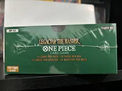 One Piece TCG Legacy of the Master OP-12 Booster Box English Sealed - Image 3
