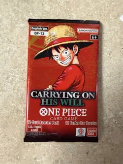 Bandai Namco One Piece Card Game OP-13 English 12-Card Booster Pack - Image 1