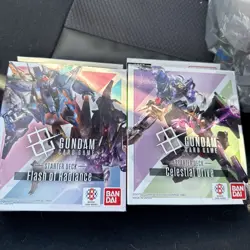 Gundam Card Game Starter Deck ST07 Celestial Drive + ST08 Flash of Radiance ENG - Image 1