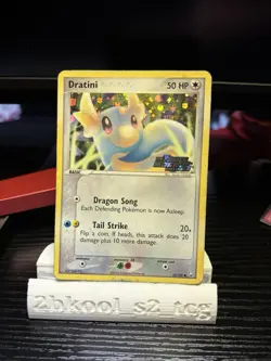 Dratini 53/109 Ex HoLo Team Rocker Returns STAMPED pokemon Card - Image 1