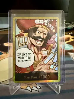 DON!! Card (Gol.D.Roger) (Gold) Carrying On His Will Foil - Image 1