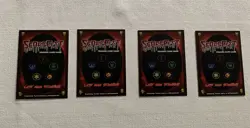 Scarefest TCG Card Game Yellow Deck 4 Card Lot - Sienna’s Sword, Loomis’s Revolv - Image 2