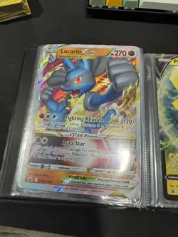 Pokemon Sword And Shield Jumbo Card Lot of 8 with Binder - Image 3