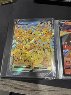 Pokemon Sword And Shield Jumbo Card Lot of 8 with Binder - Image 4