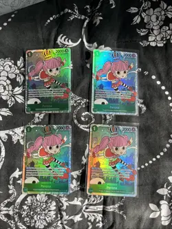 X4 Full Playset One Piece Card Game TCG Perona OP12-034 SR M/NM Condition - Image 1