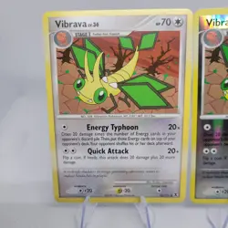 Vibrava 53/111 Reverse Holo & Non Holo Platinum Rising Rivals Pokemon Card -MP - - Image 2