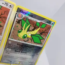 Vibrava 53/111 Reverse Holo & Non Holo Platinum Rising Rivals Pokemon Card -MP - - Image 3