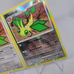 Vibrava 53/111 Reverse Holo & Non Holo Platinum Rising Rivals Pokemon Card -MP - - Image 4