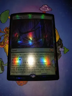 Magic The Gathering MH3 Shifting Woodland Foil Card NM - Image 1