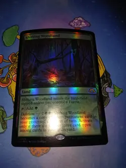 Magic The Gathering MH3 Shifting Woodland Foil Card NM - Image 2